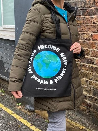 Care Income Now for People & Planet Tote Bag